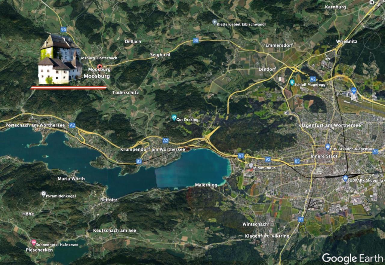 Schloss Moosburg Gaestehaus Eksteriør bilde