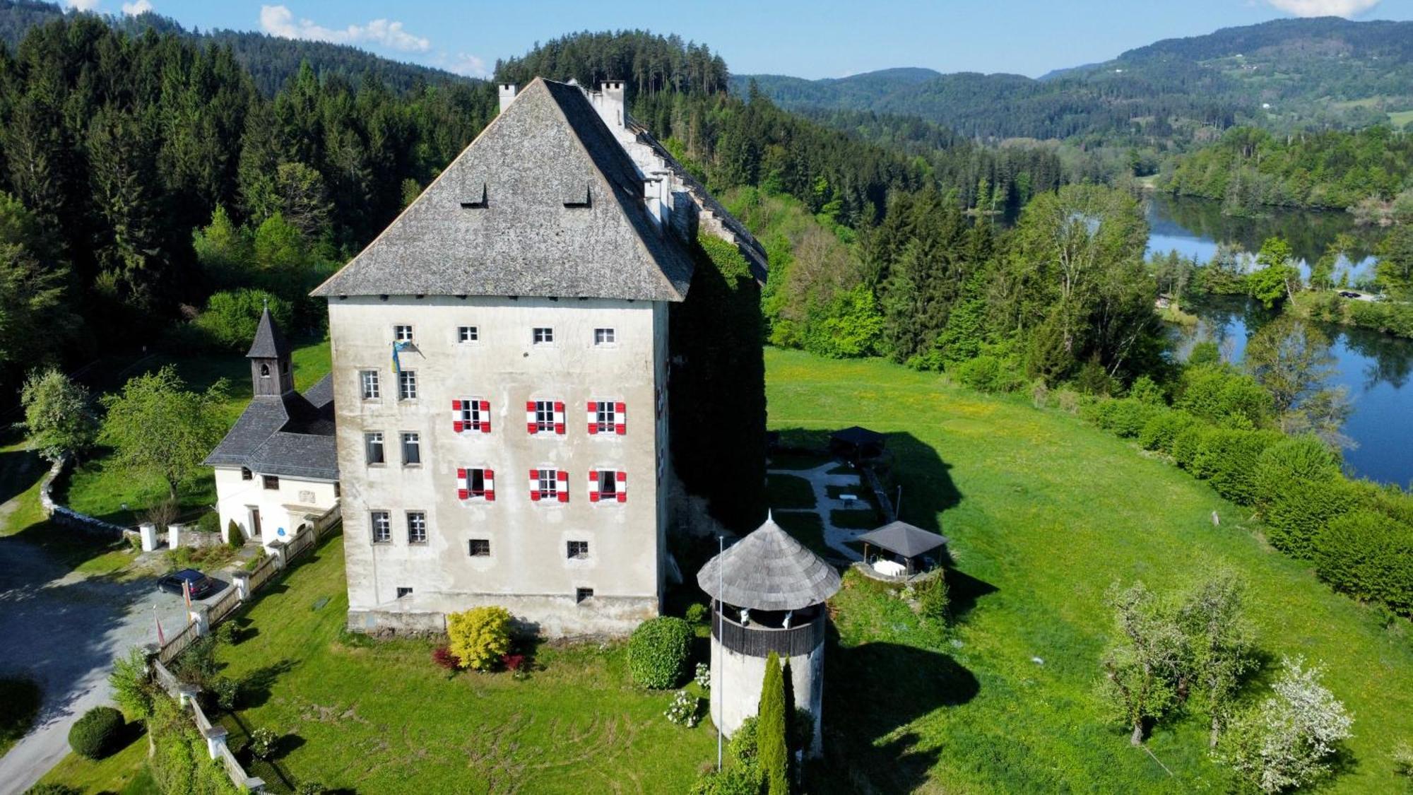 Schloss Moosburg Gaestehaus Eksteriør bilde